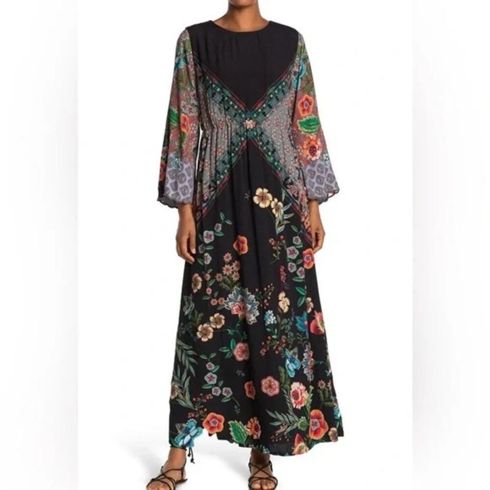 Johnny Was Freya Maxi Dress Size Small
